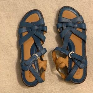 Leather Born sandals comfortable.